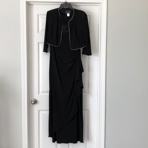 Black evening dress